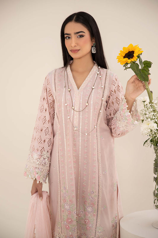 3 Piece Embroidered Lawn Suit